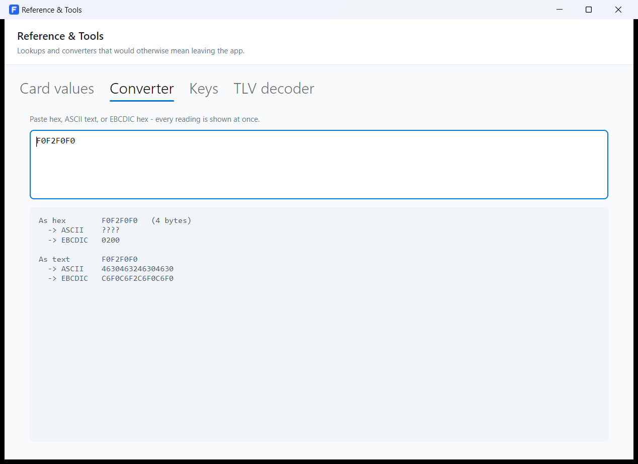 The encoding converter
