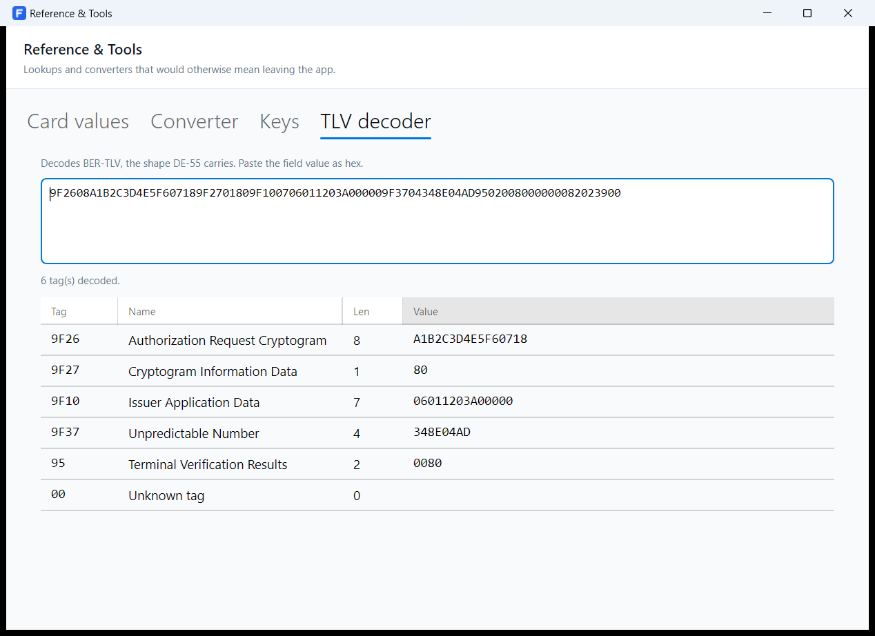 The TLV decoder